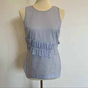 TROUVE BLUE TOP WITH STRIPES